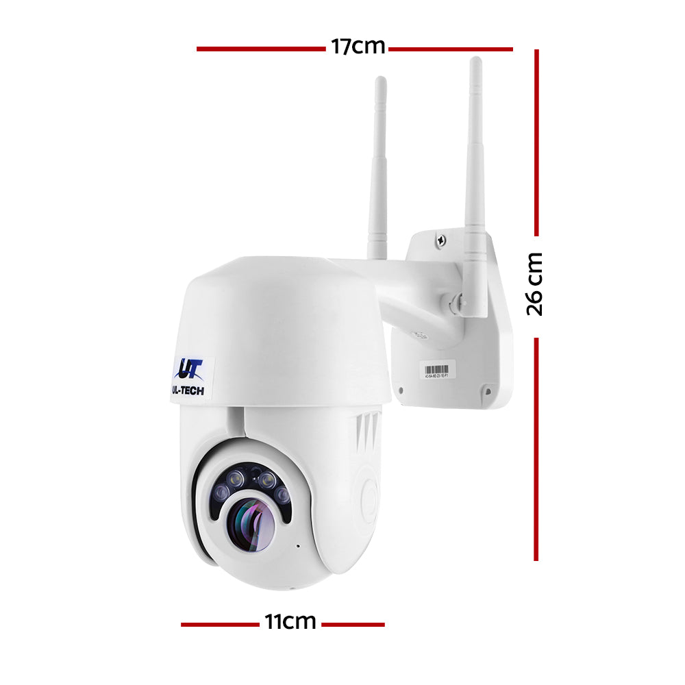 Outdoor 1080P WiFi PTZ Security Camera — 2MP CCTV with Night Vision & Remote Pan/Tilt