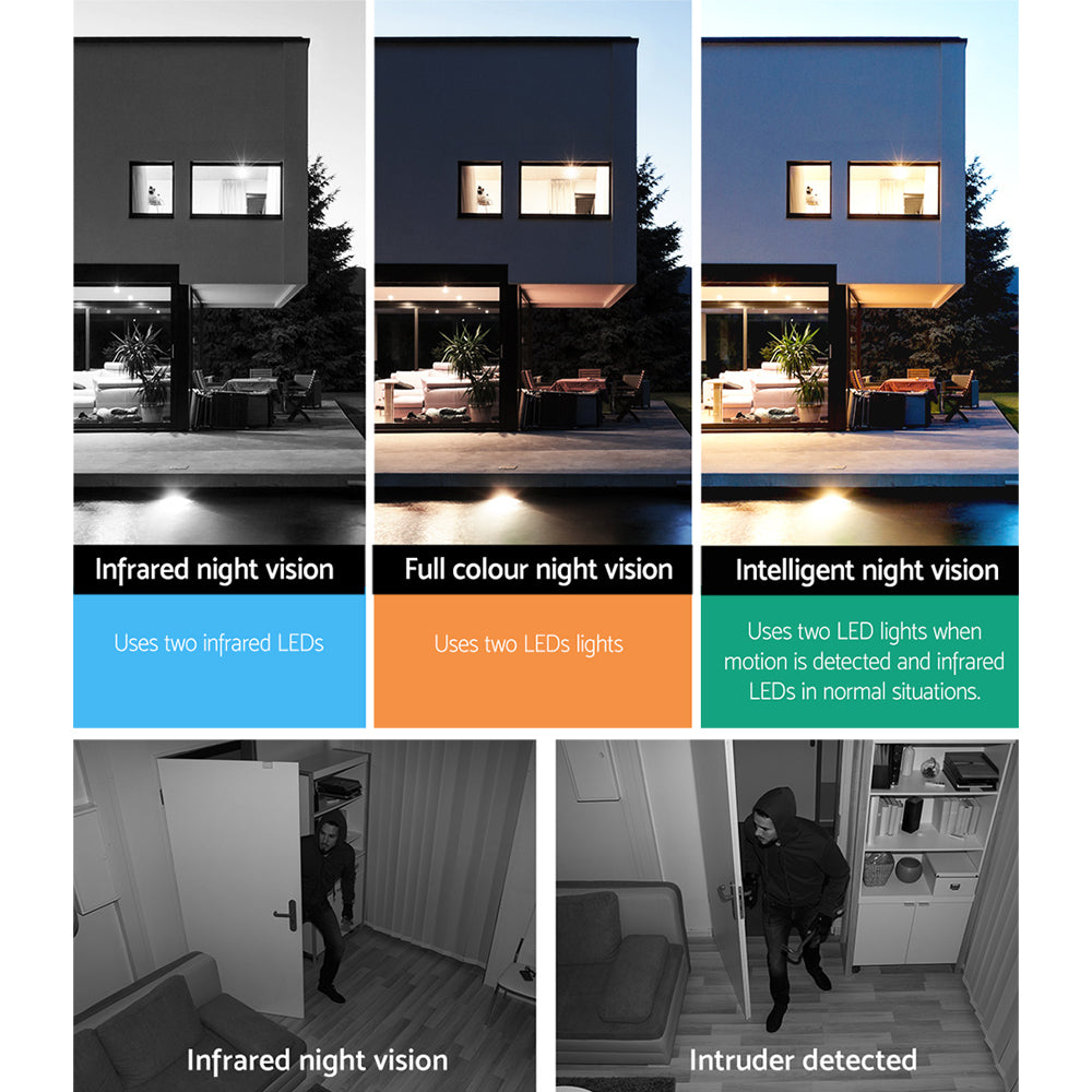 Outdoor 1080P WiFi PTZ Security Camera — 2MP CCTV with Night Vision & Remote Pan/Tilt