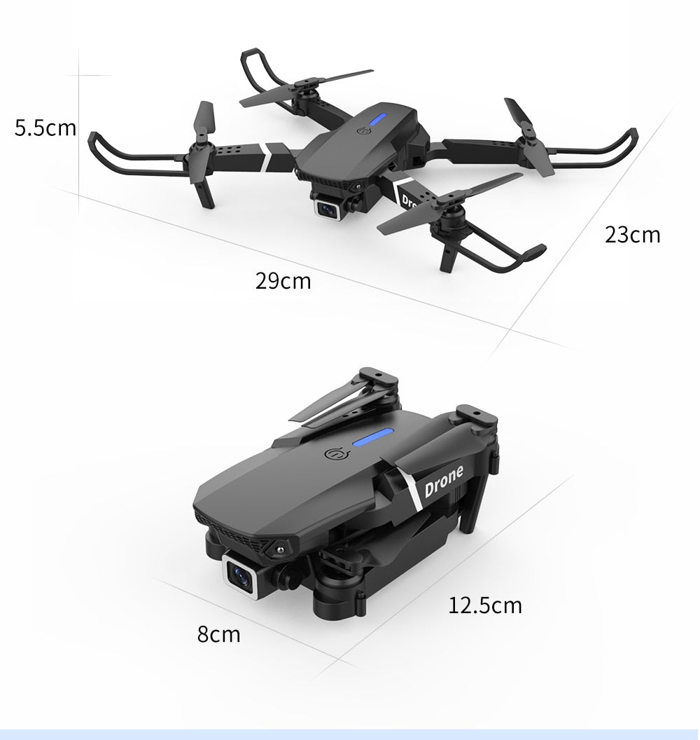 4K WiFi FPV Drone — Dual Camera, Altitude Hold & Wide Angle Lens