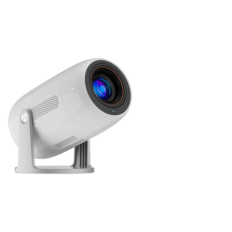 Ultra HD Portable Projector — 1080p Full HD, Android 12, 680 ANSI Lumens (White)